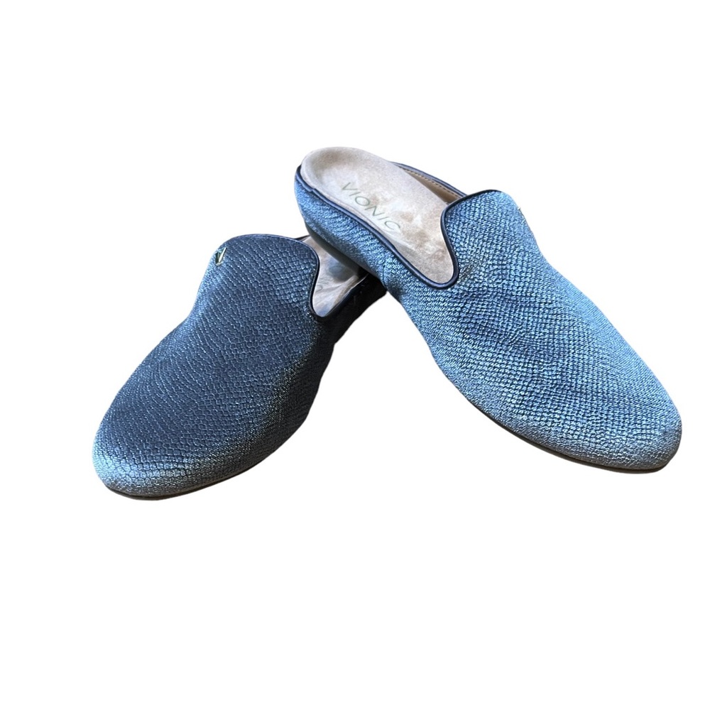 Vionic Textured Lavender Grey Slides Size 6.5 - image 4